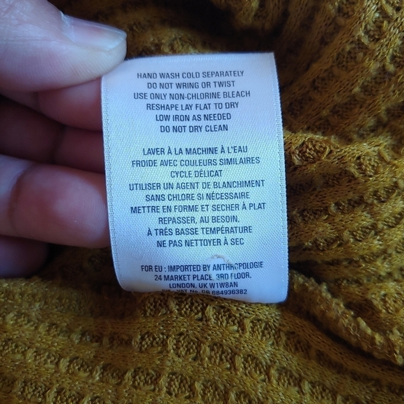 ANTHROPOLOGIE Akemi + Kin Woodruff Waffle Knit Wrap Top - Picture 14 of 15